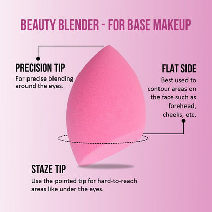 Glowing Foundation + Primer + Compact Powder & FREE Multi-Use Beauty Blender